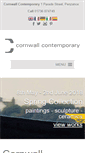 Mobile Screenshot of cornwallcontemporary.com